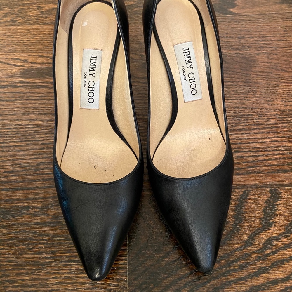 Black Jimmy Choo pumps